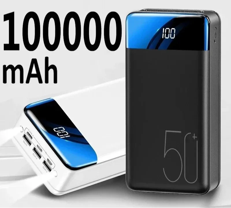 100,000mAh Ultra-High Capacity Power Bank with Super Fast Charging – Portable Charger for Phones, Tablets, and Laptops 4