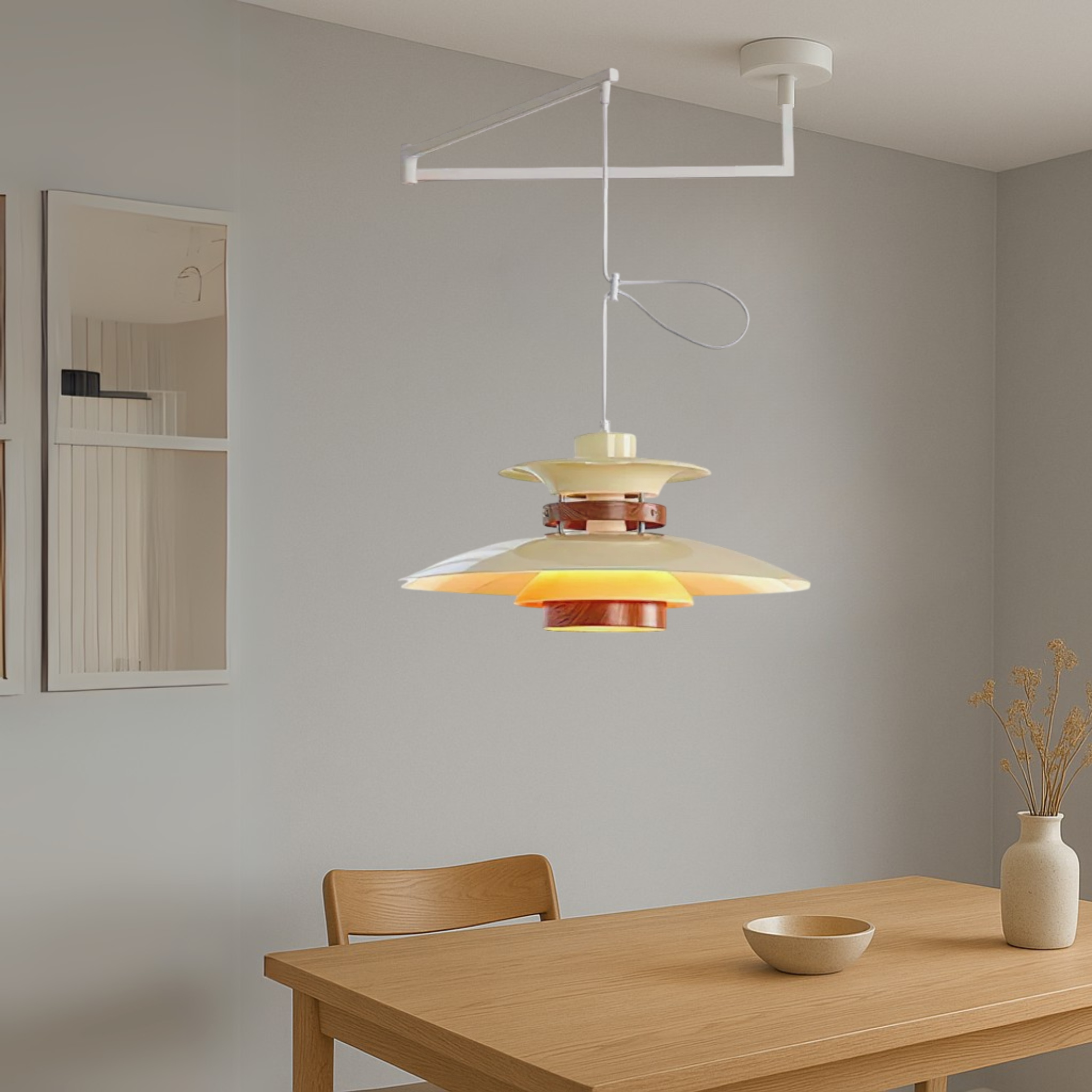 Aeronel | Adjustable Pendant Lamp for Kitchen Counter or Workspace