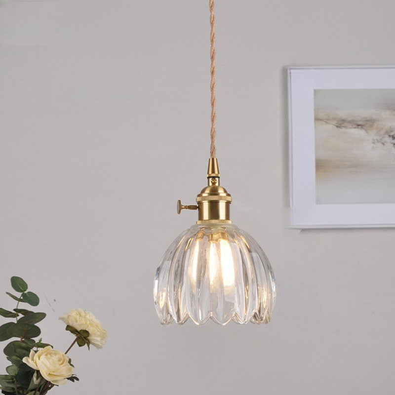 Aeruna | Vintage Style Japanese Glass Pendant Lamp 7