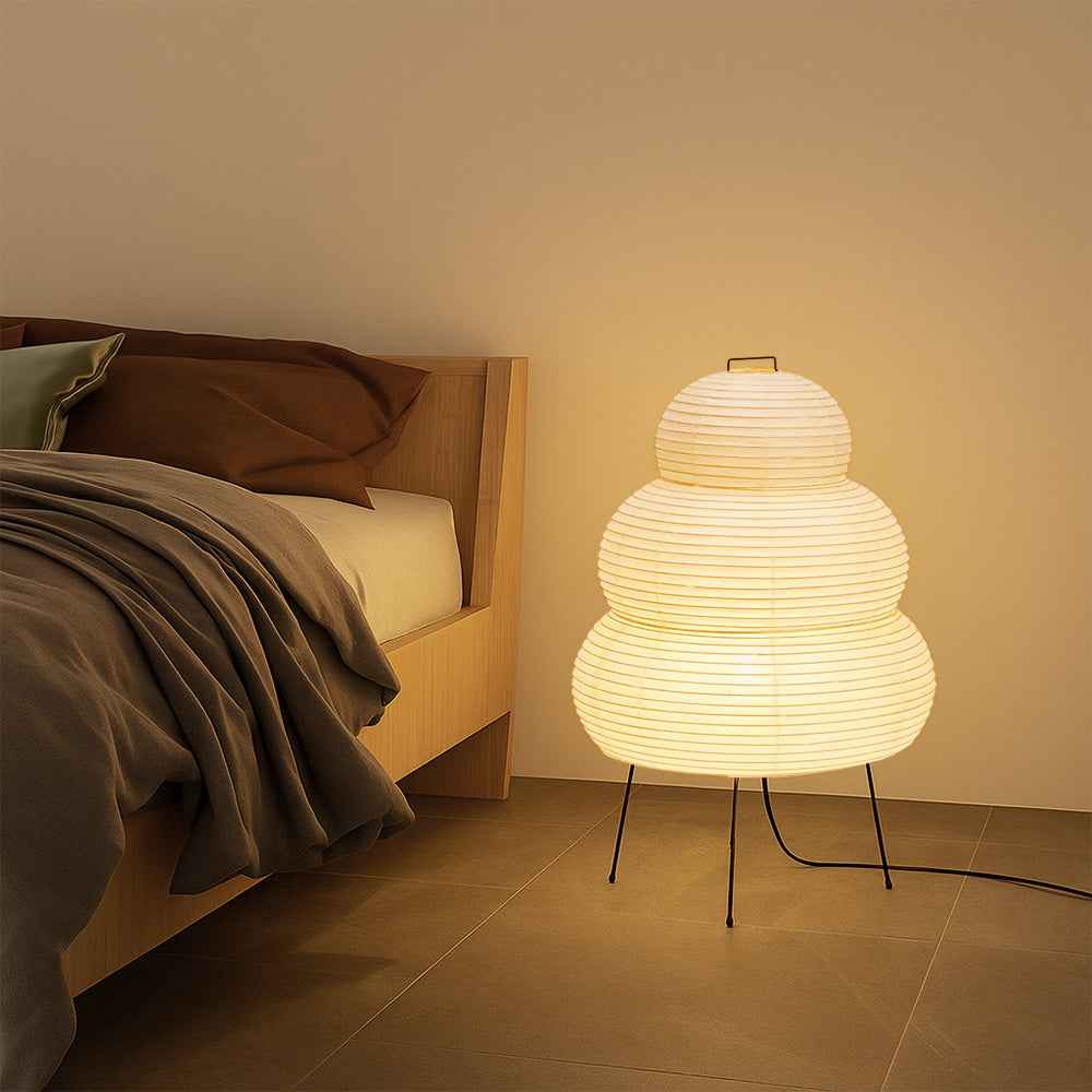 Alvora | Contemporary Rice Paper Table Lamp for Modern Interiors