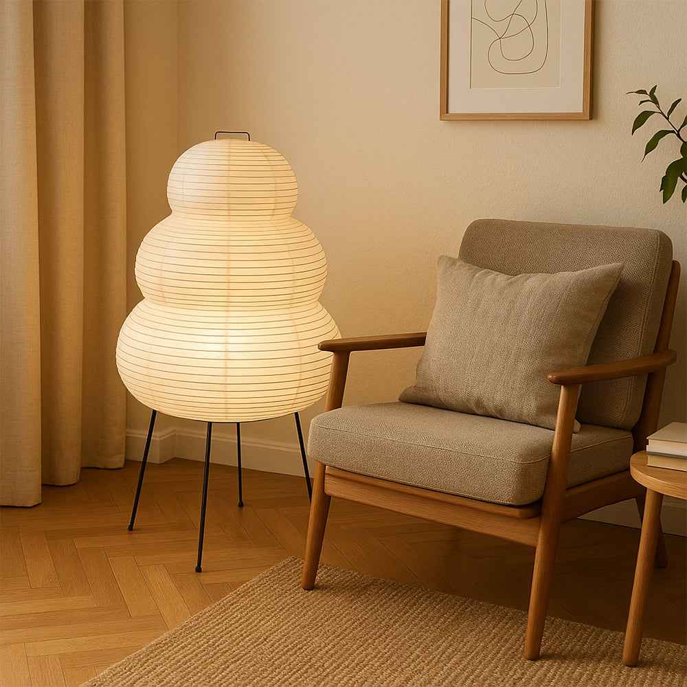 Alvora | Contemporary Rice Paper Table Lamp for Modern Interiors