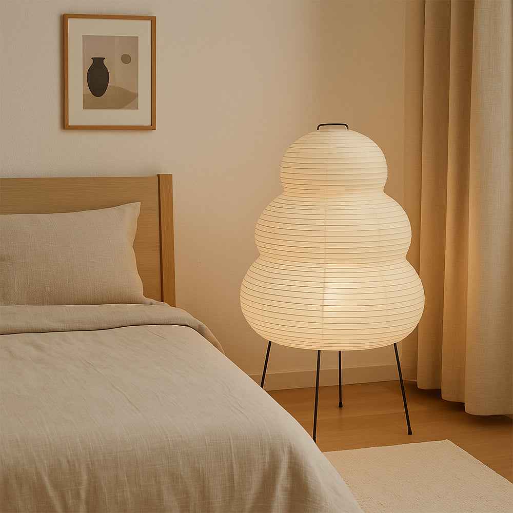 Alvora | Contemporary Rice Paper Table Lamp for Modern Interiors