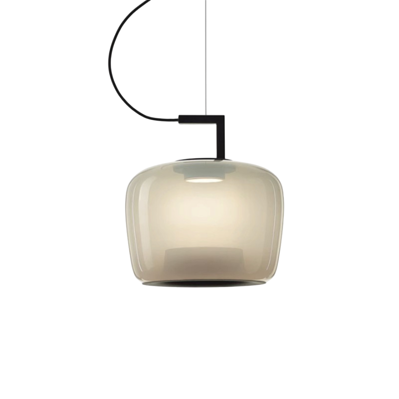 Amvora | Modern Minimalist Glass Pendant Light for Dining Room
