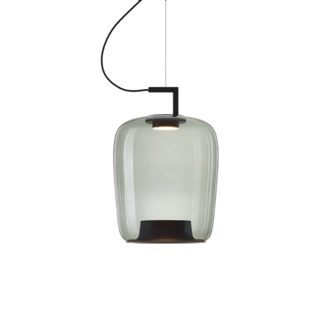 Amvora | Modern Minimalist Glass Pendant Light for Dining Room