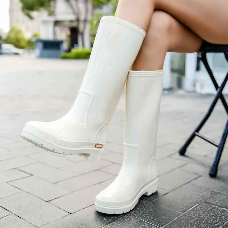 AquaCharm | Women’s Stylish Waterproof Casual Rain Boots