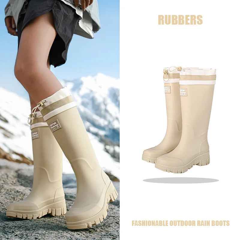 AquaShield Pro | Women’s Adjustable Fit Waterproof Rain Boots
