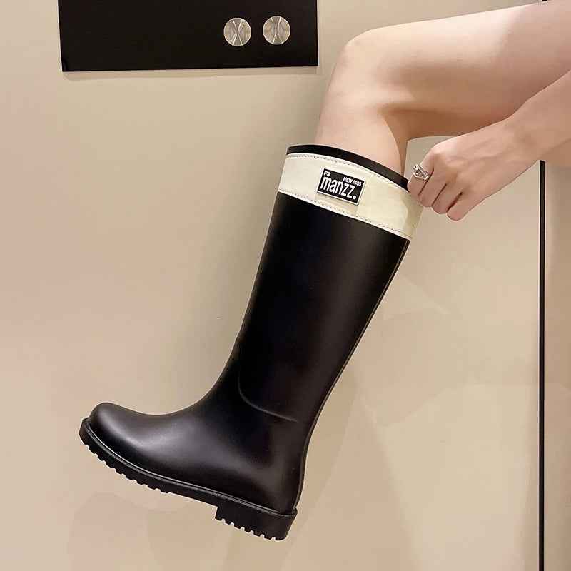 AquaStride | Women’s Knee-High Lightweight Waterproof Rain Boots