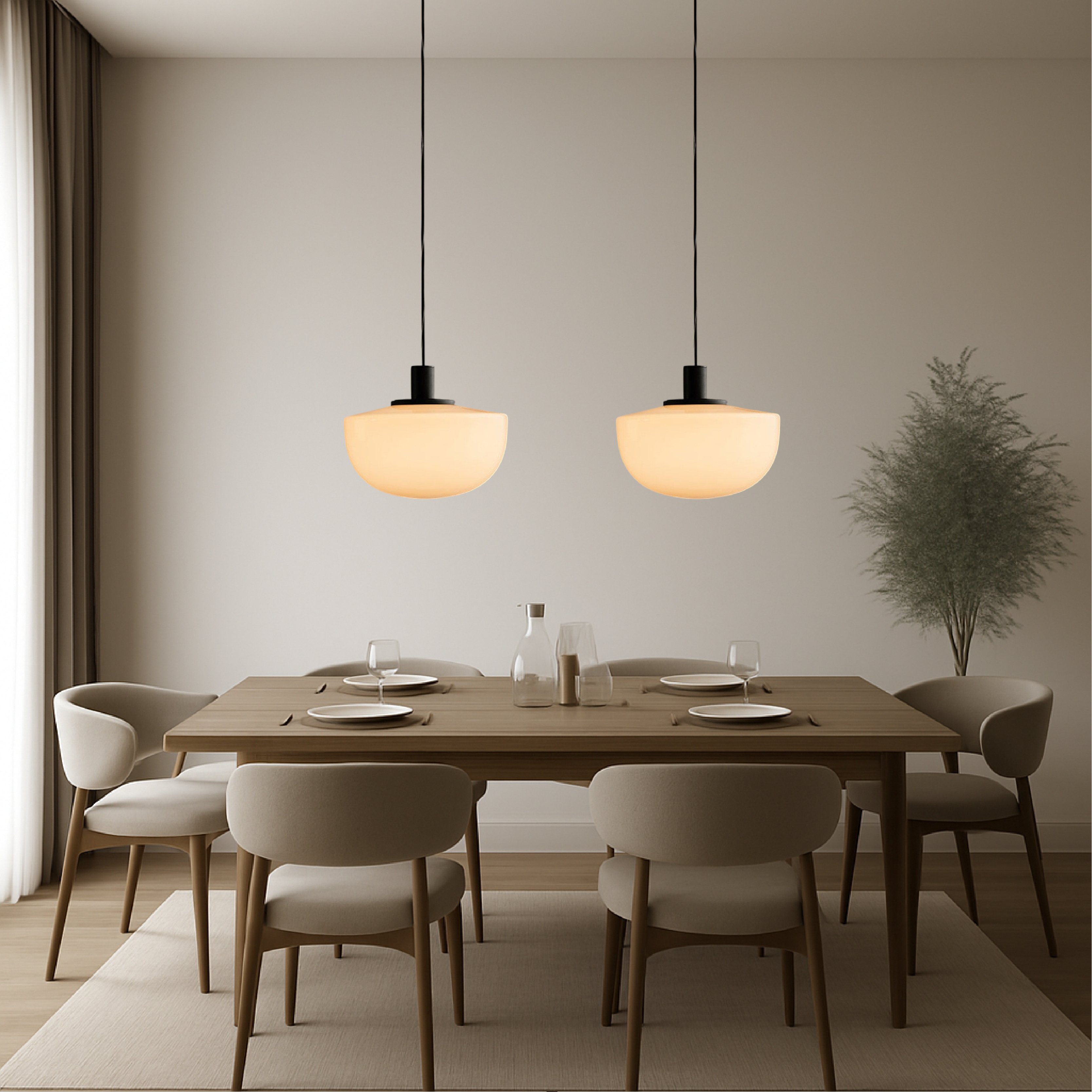 Arlumo | Clean Modern Ceiling Pendant Lamp for Dining Space