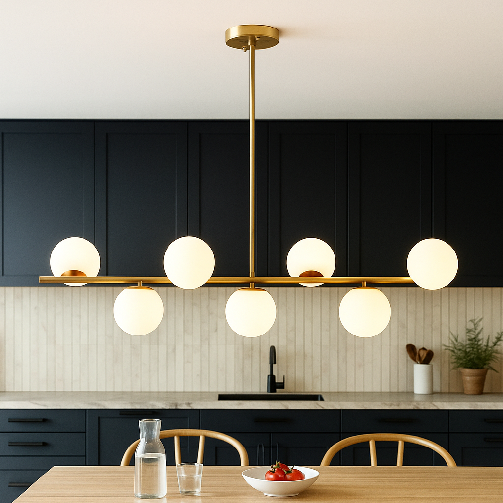 Arvion | Elegant Golden Chandelier Kitchen Table 3