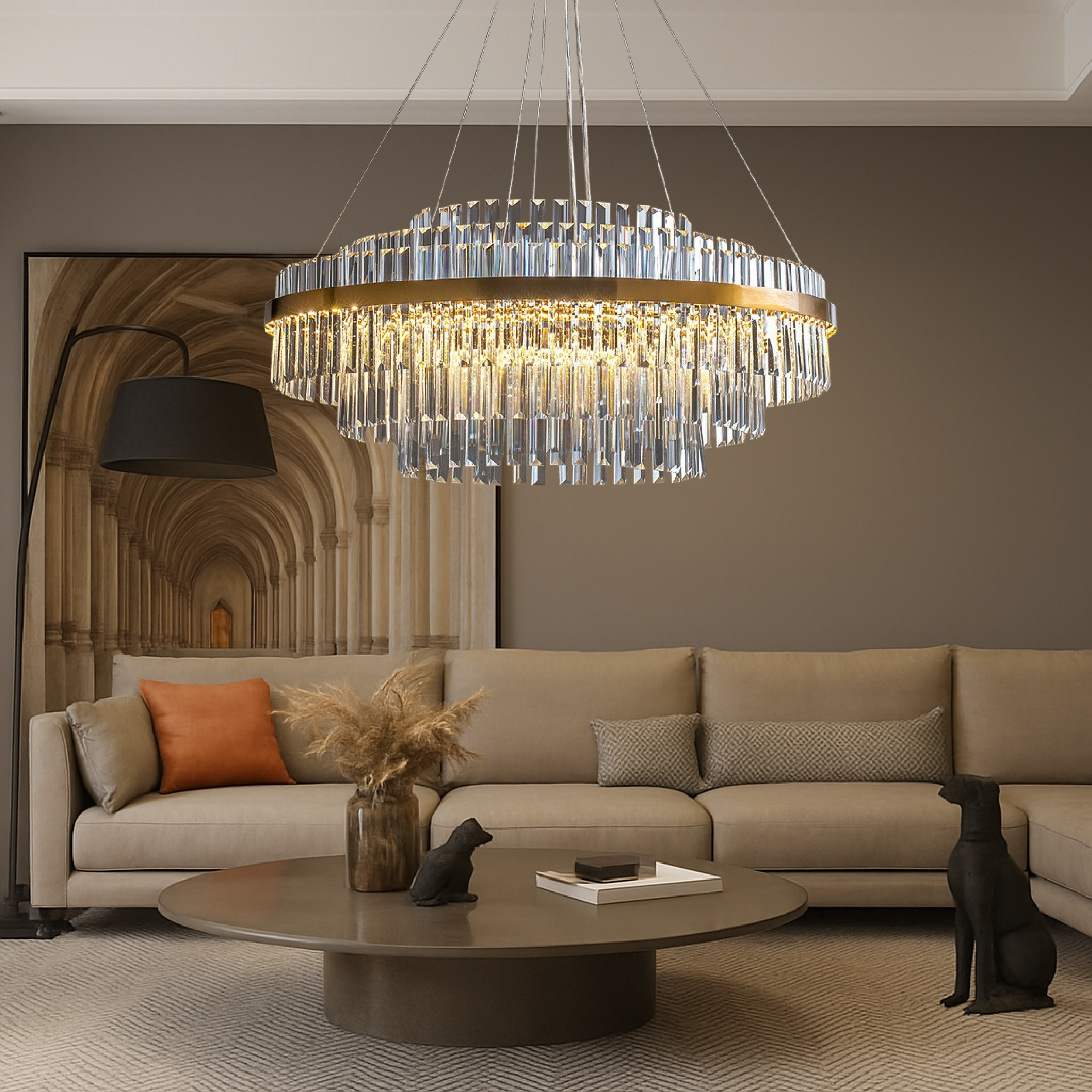 Aurine | Luxurious Crystal Chandelier for Modern Interiors 4