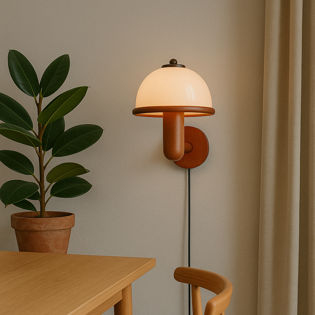 Aurisca | Artistic Mushroom Wall Lamp for Stylish Interior 2