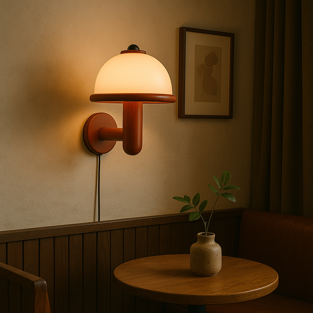 Aurisca | Artistic Mushroom Wall Lamp for Stylish Interior 5