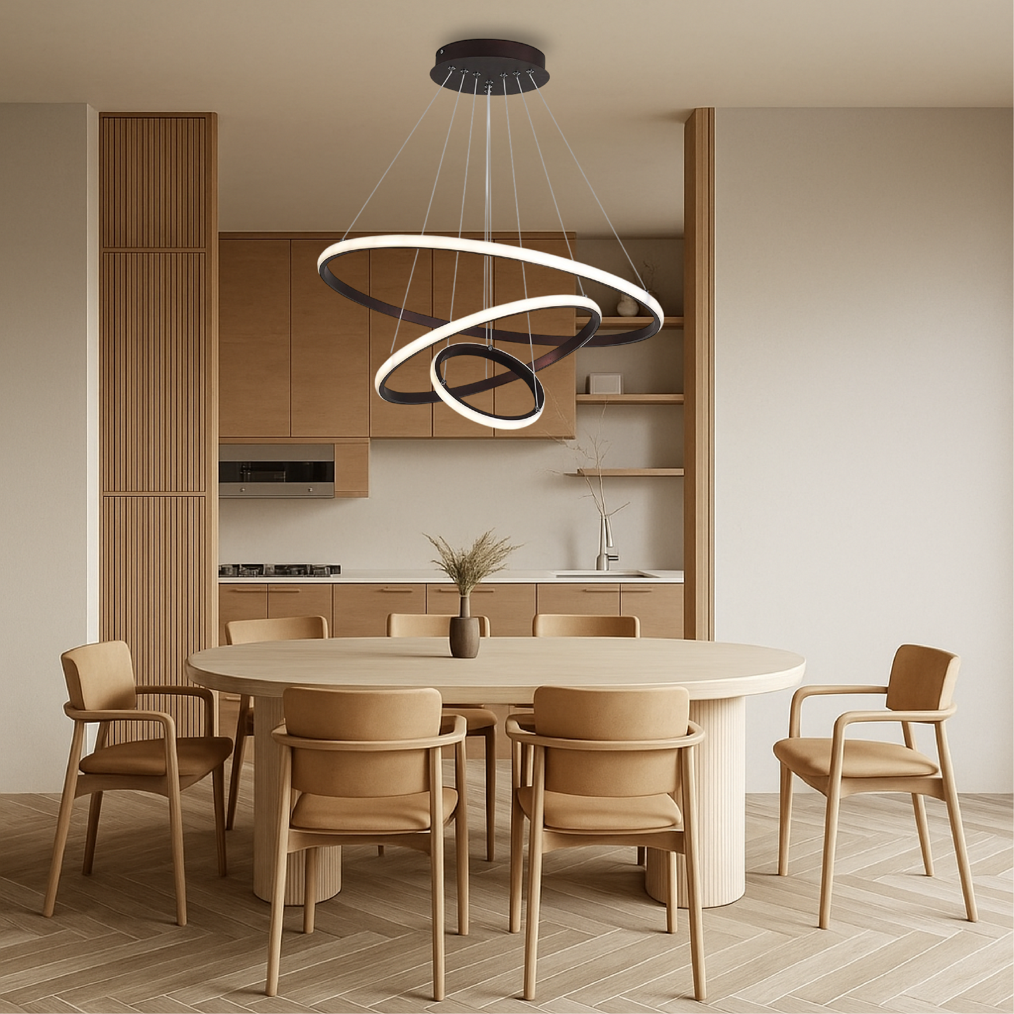 Aurovia | Luxurious 3 Tier Modern Chandelier 2