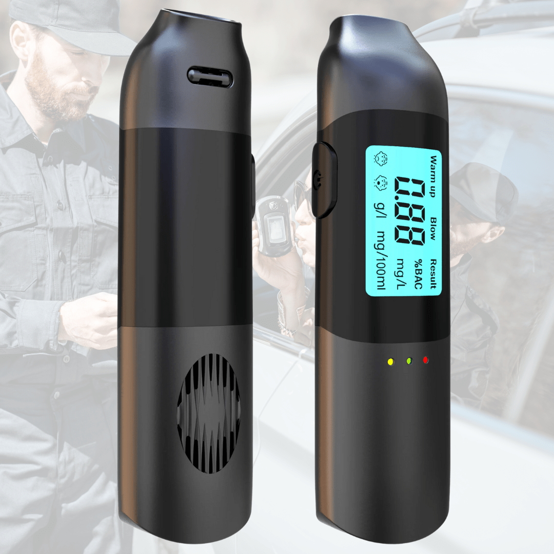 BreathCheck | Instant Digital Breathalyzer with Fast USB Rechargeable Results 0