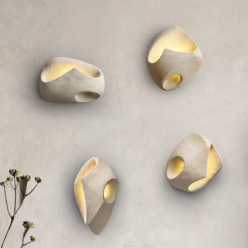 CalmSphere - Wabi-sabi Inspired Wall Light 6