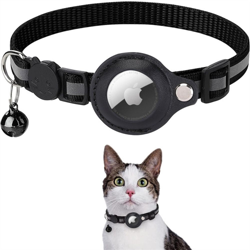 Cat GPS Tracker Collar with Quick Release Closure and Reflective Design for Enhanced Night Visibility 0