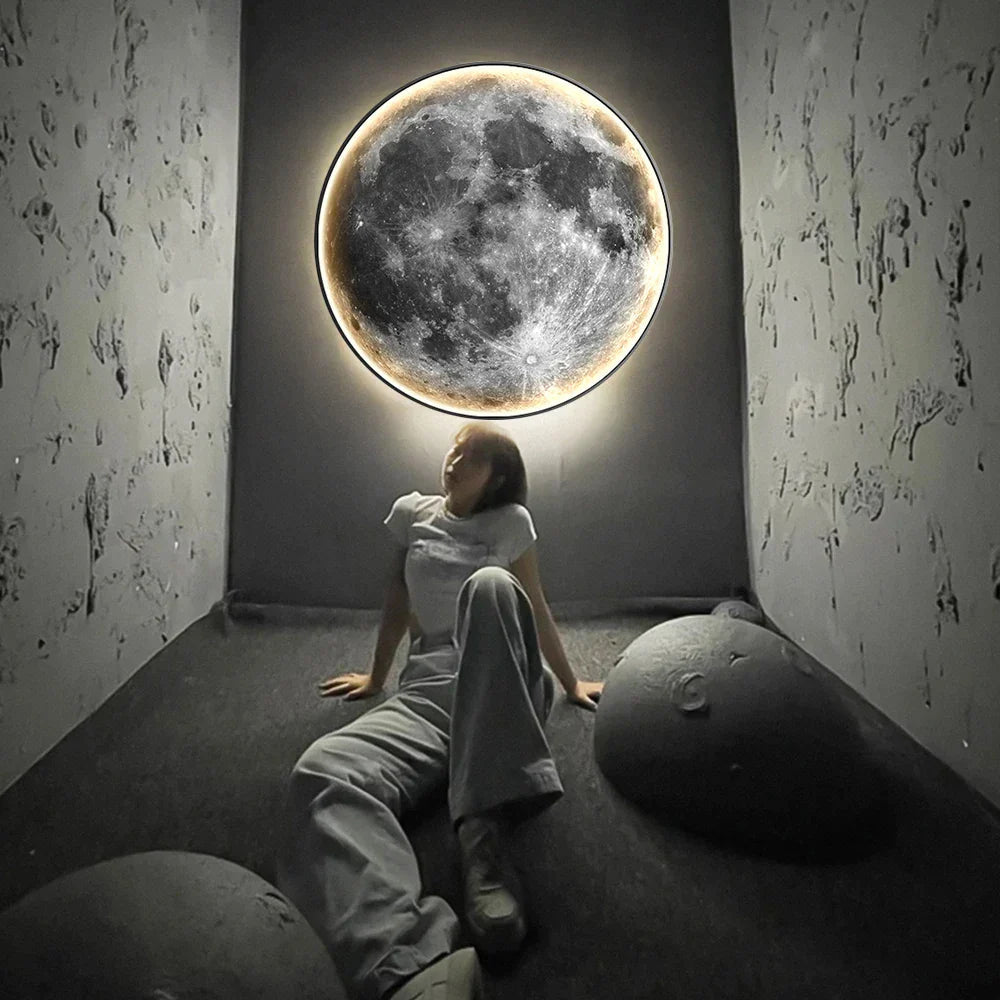 CelestialGlow – LED Moon-Shaped Wall Lamp 1