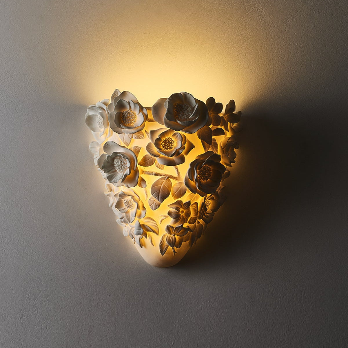 Ceramic Flower Wall Lamp 3