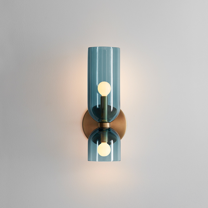Clarva | Sculptural Glass Wall Lamp for Timeless Home Living 2