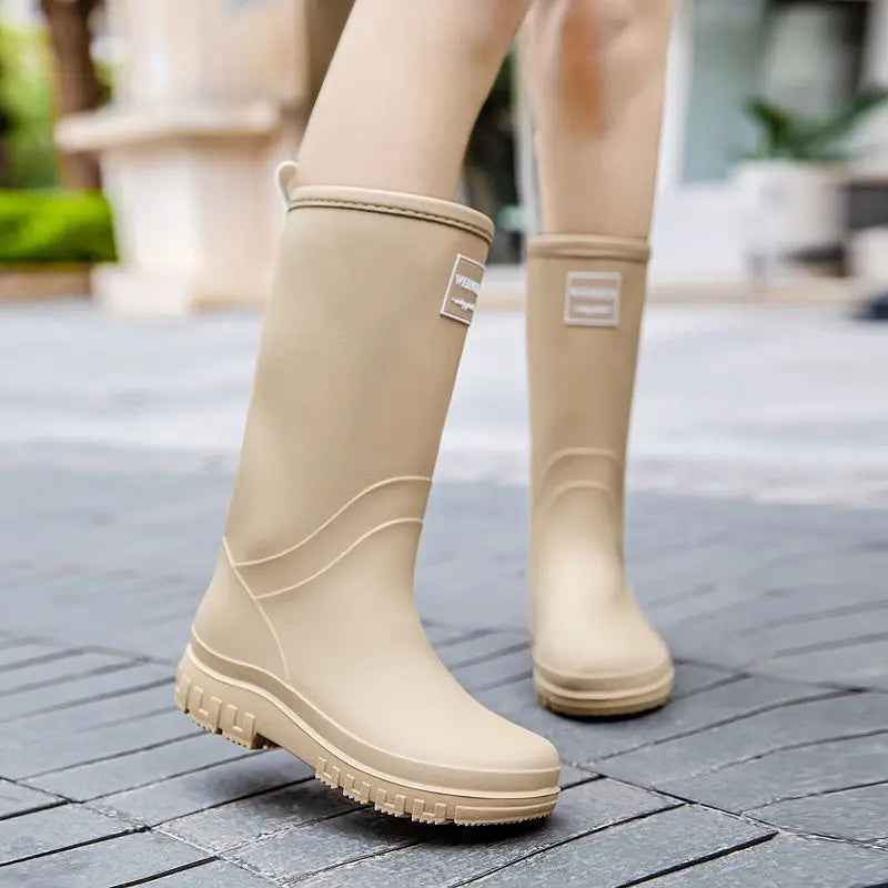 CloudClush | Women’s Soft-Lined Waterproof Mid-Calf Rain Boots