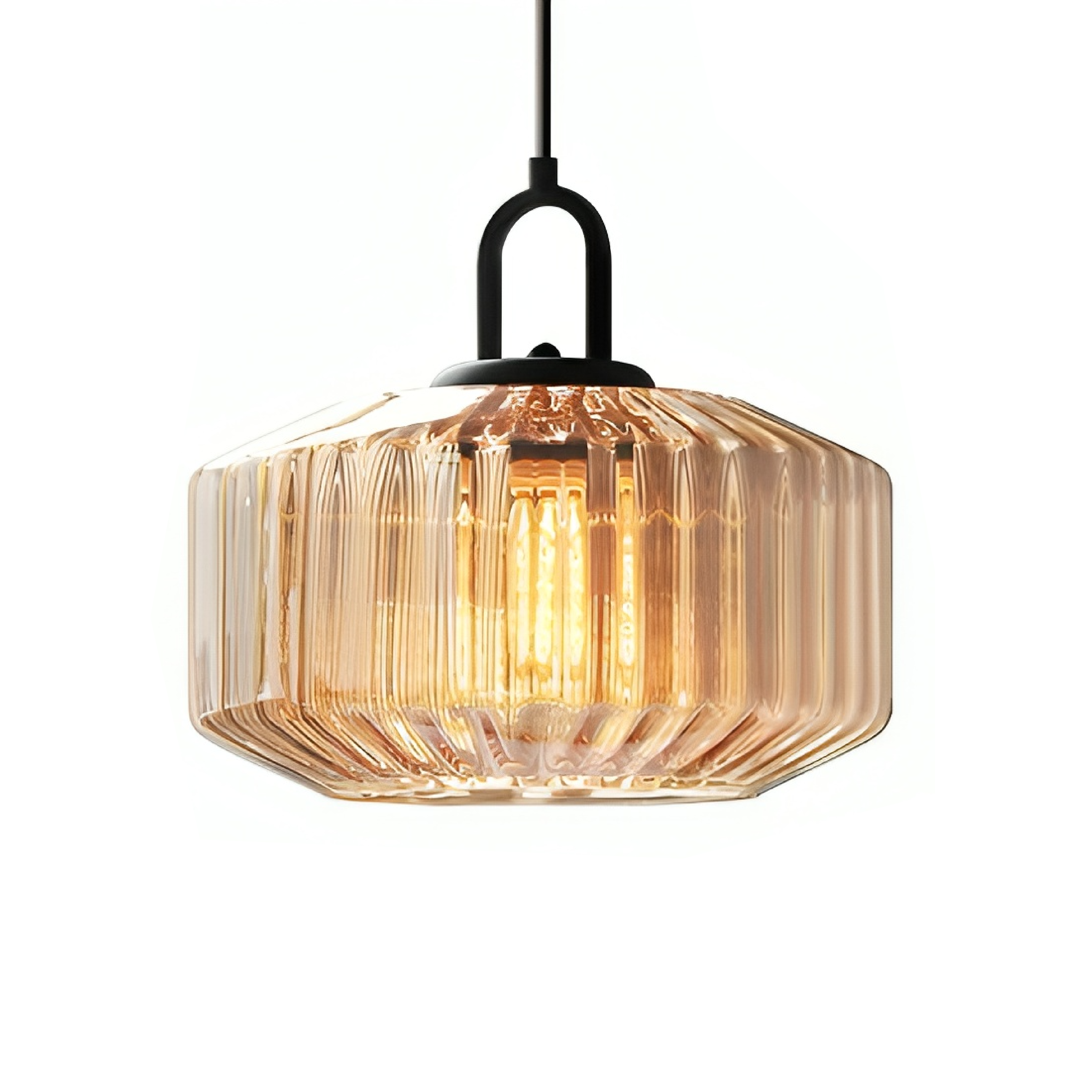 Colored glass pendant lamp 8