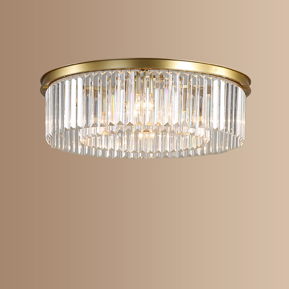 Crystal Flush Ceiling Light for Living Room 7