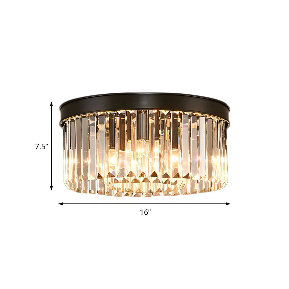 Crystal Flush Ceiling Light for Living Room 8
