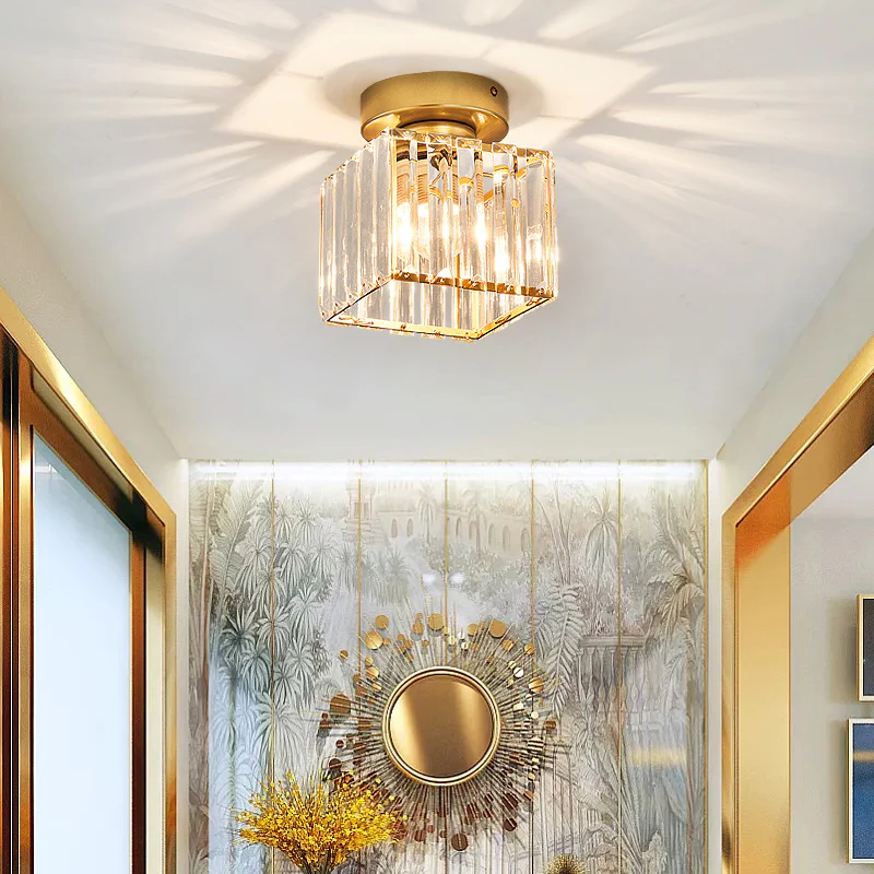 Crystal Glass Ceiling Light for Modern Interiors 14