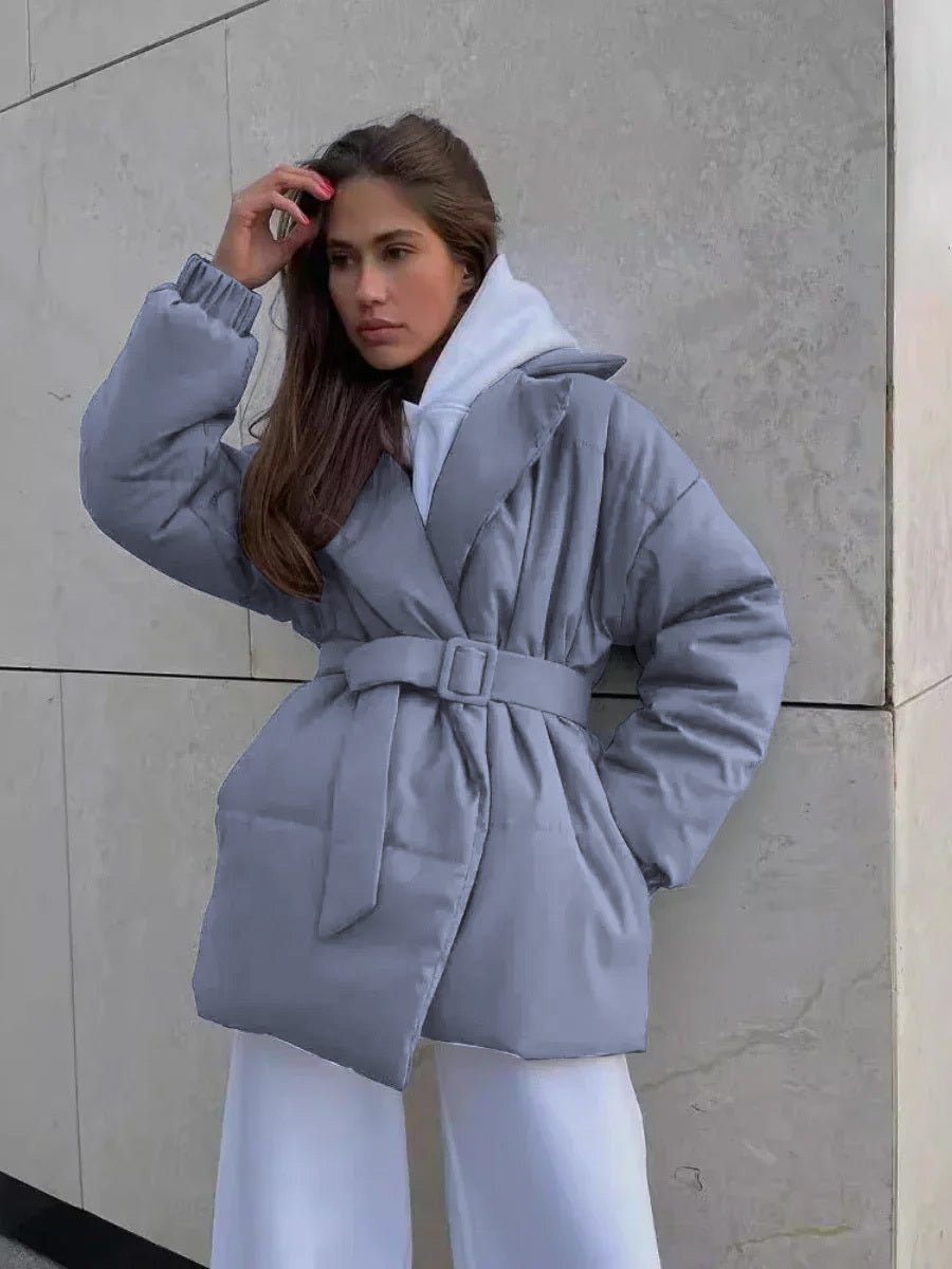 Dolie | Women's Belted Puffer Winter Jacket 2