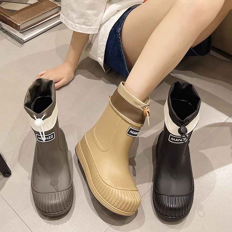 DrizzleWalk | Women’s Comfort Fit Waterproof Walking Rain Boots