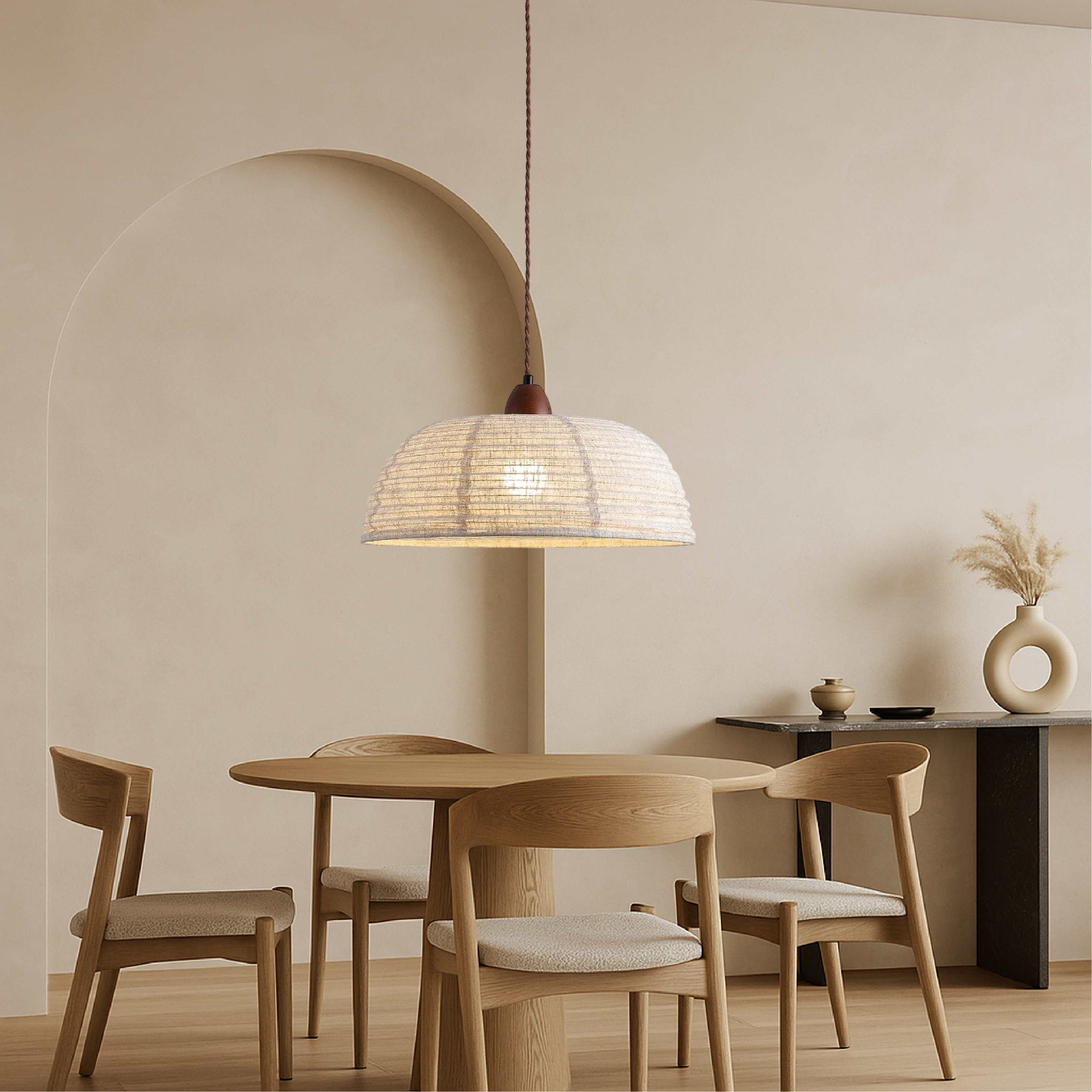 Elano | Retro Fabric Hanging Lamp 2