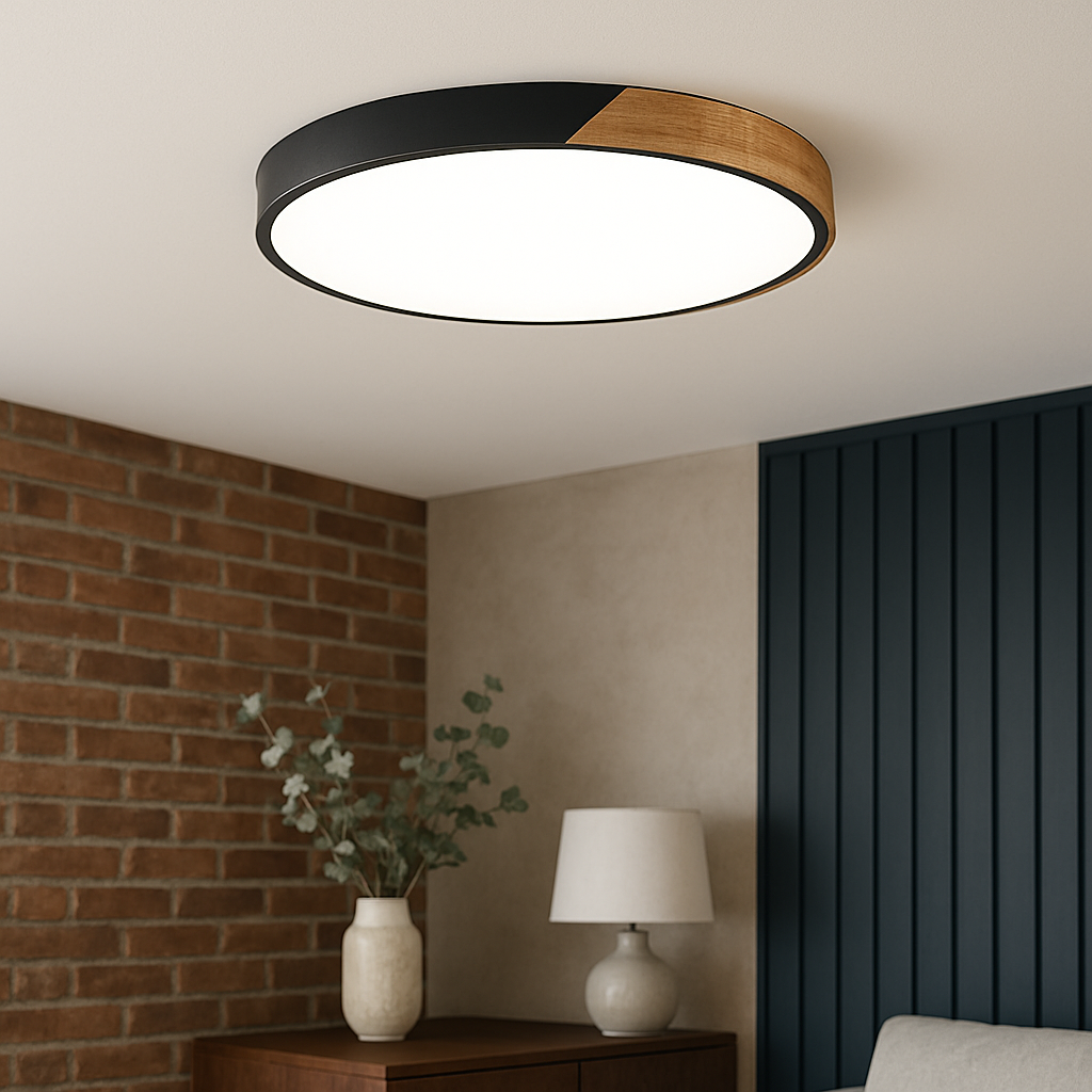 Elaris | Elegant Scandinavian-style Wooden Ceiling Lamp 2
