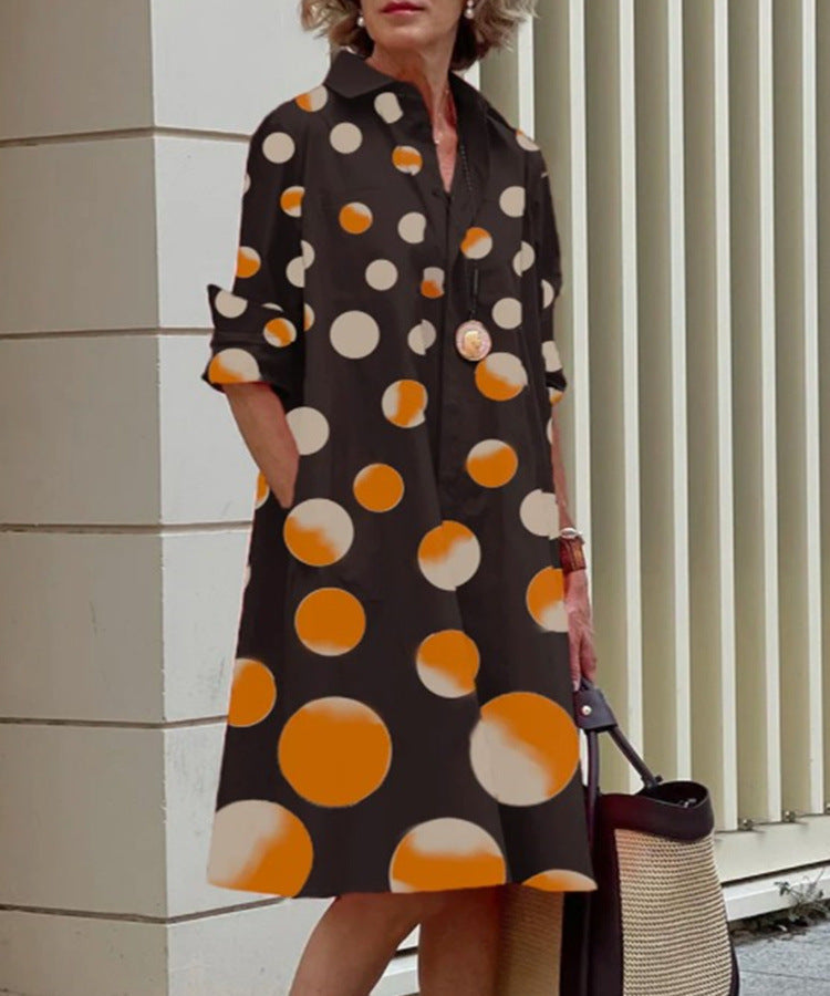 Elegant Casual Printed Women's Dress - Flattering Summer Style for Any Occasion 6