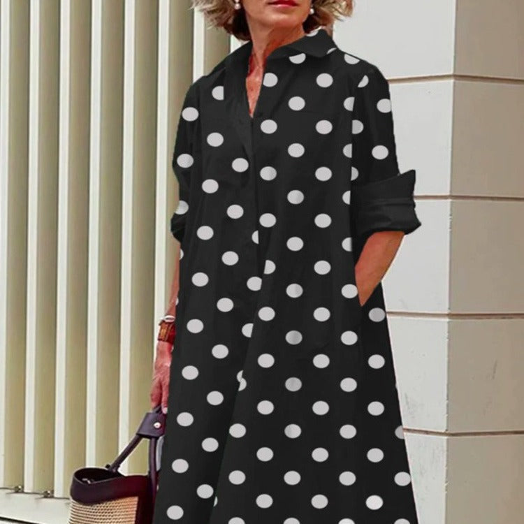 Elegant Casual Printed Women's Dress - Flattering Summer Style for Any Occasion 8