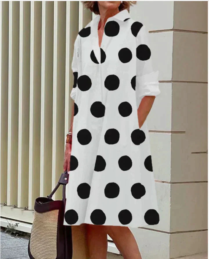 Elegant Casual Printed Women's Dress - Flattering Summer Style for Any Occasion 9