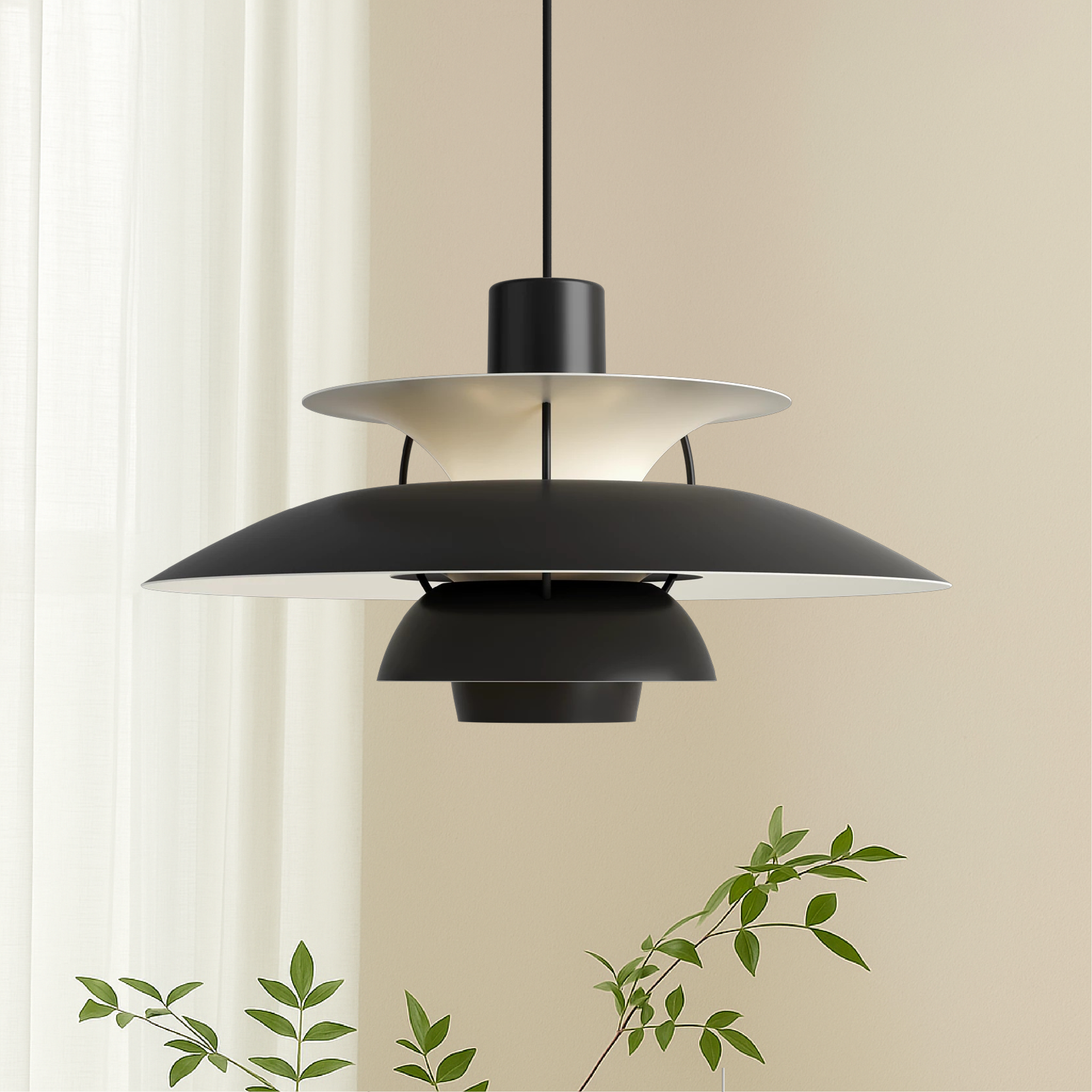 Elevon | Sophisticated Multi-layered Danish Style Pendant Lamp 0