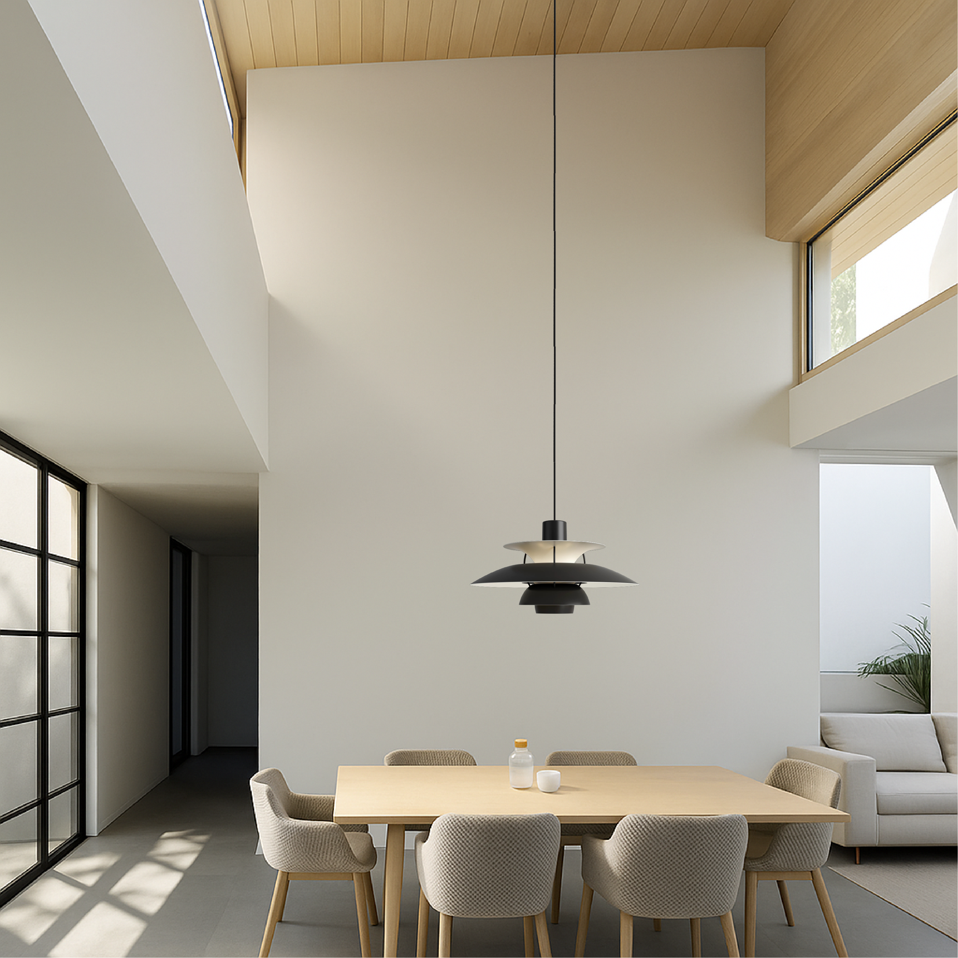 Elevon | Sophisticated Multi-layered Danish Style Pendant Lamp 6