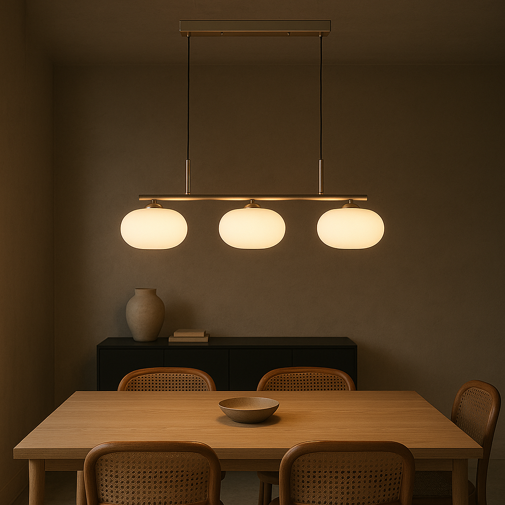 Elyra | Modern Style Bauhaus 3-head Pendant Lamp 5