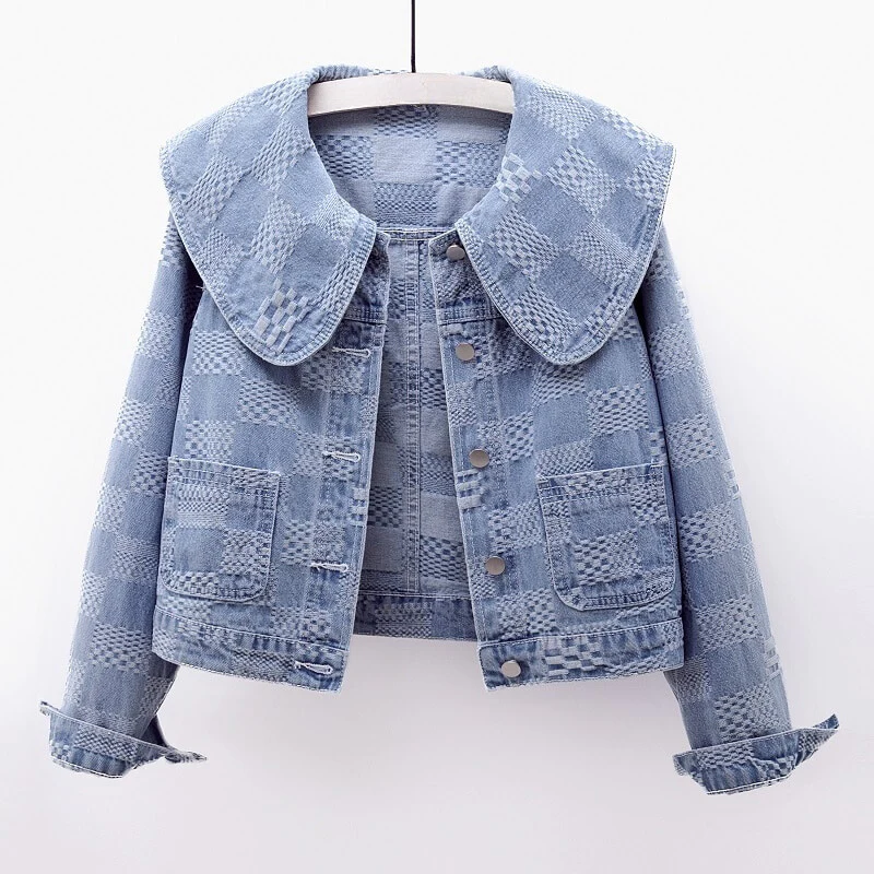 Ava | Chic Cropped Denim Jacket for Women 3