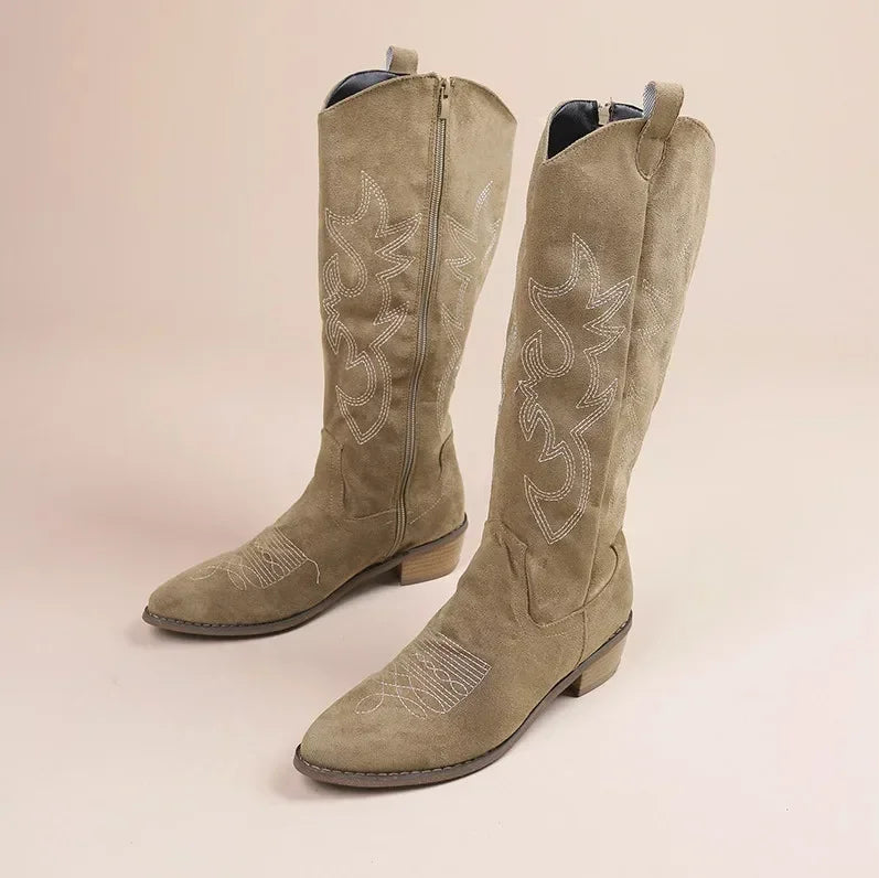 Mia | Chic Embroidered Cowgirl Boots for Women 5
