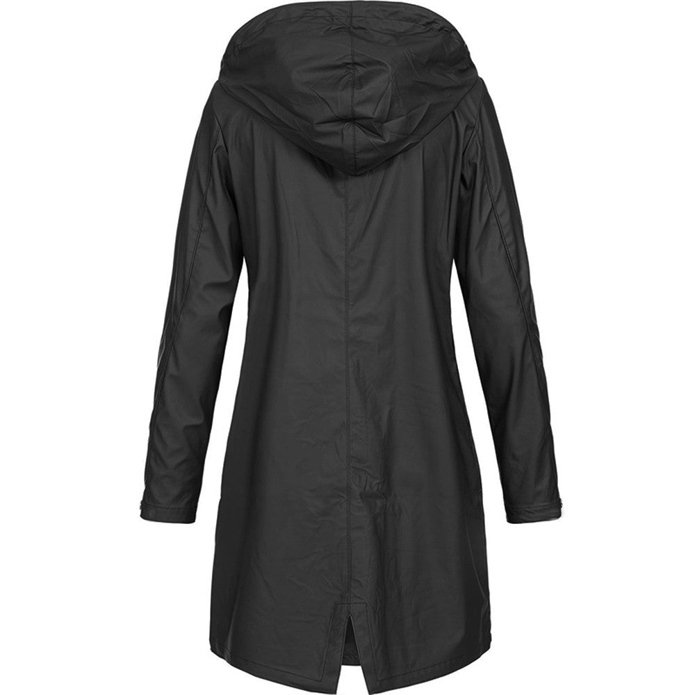 Emily | Stylish Waterproof Hooded Rain Jacket 2