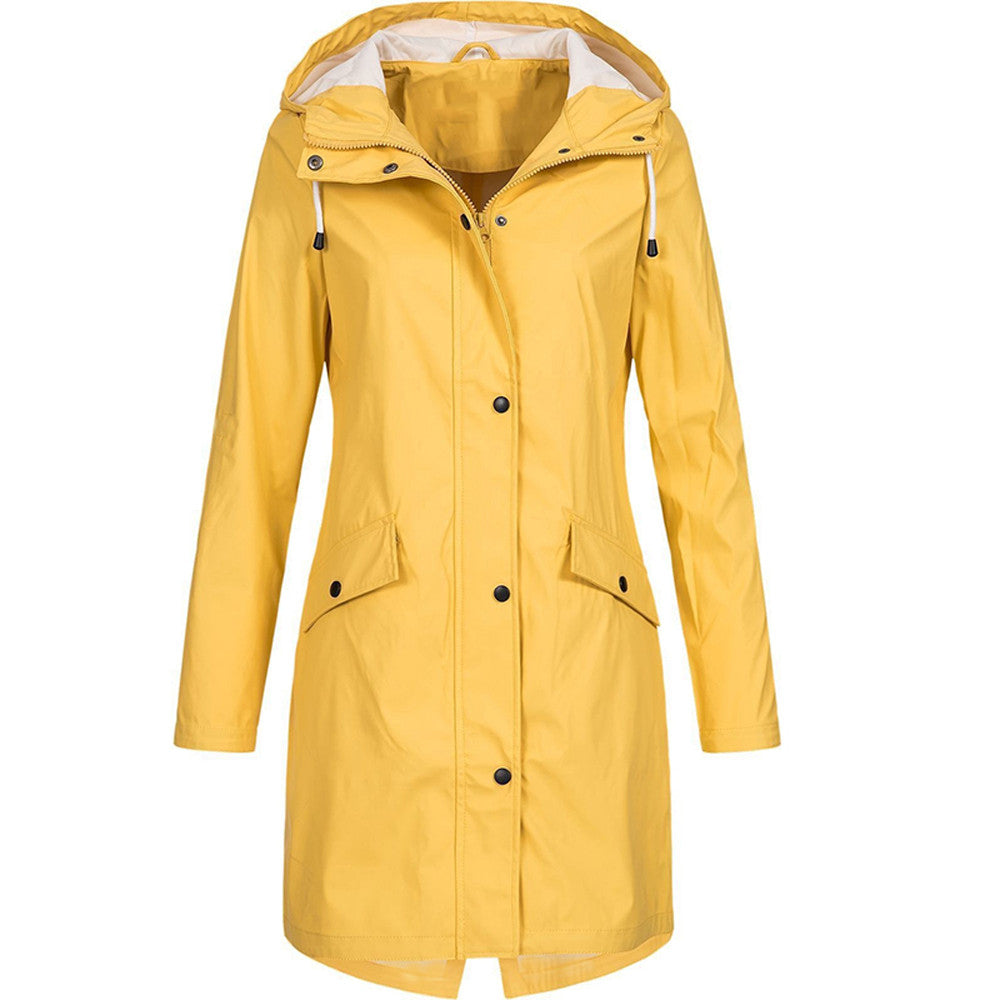 Emily | Stylish Waterproof Hooded Rain Jacket 3