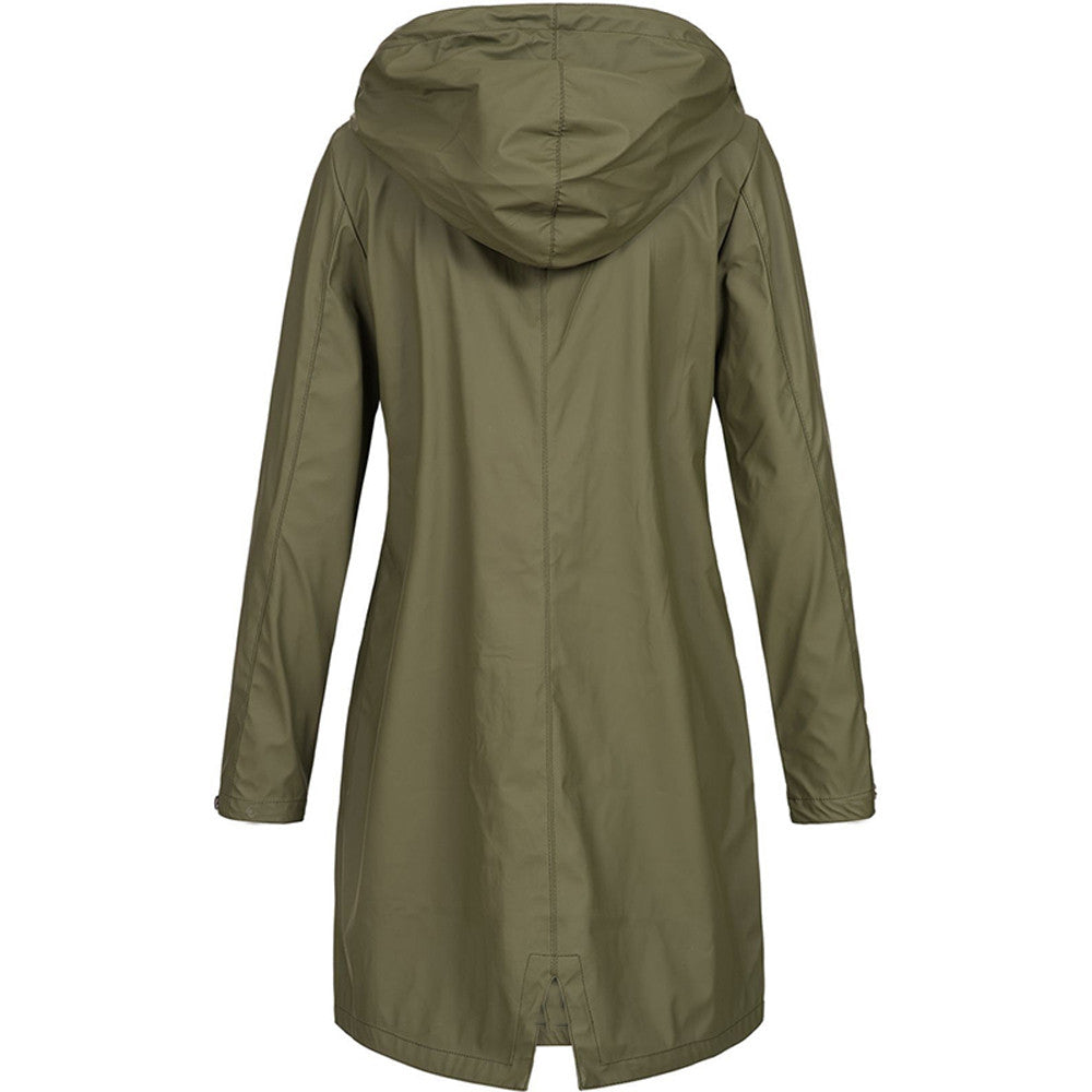 Emily | Stylish Waterproof Hooded Rain Jacket 6