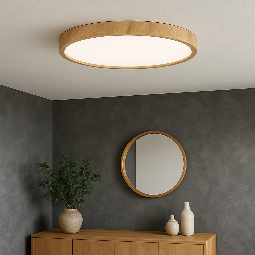 Evilon | Classic Ceiling Lamp with Wood Grain 2