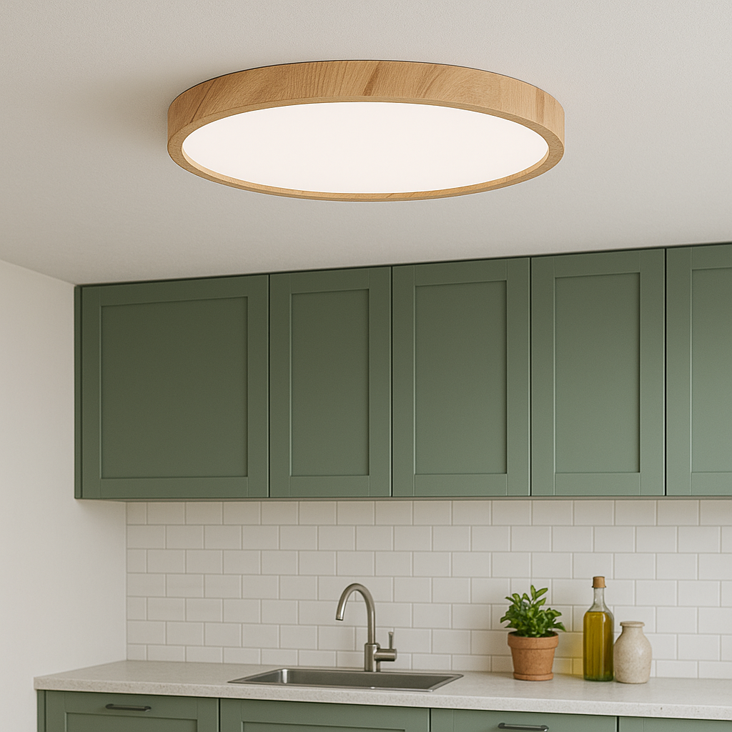 Evilon | Classic Ceiling Lamp with Wood Grain 3
