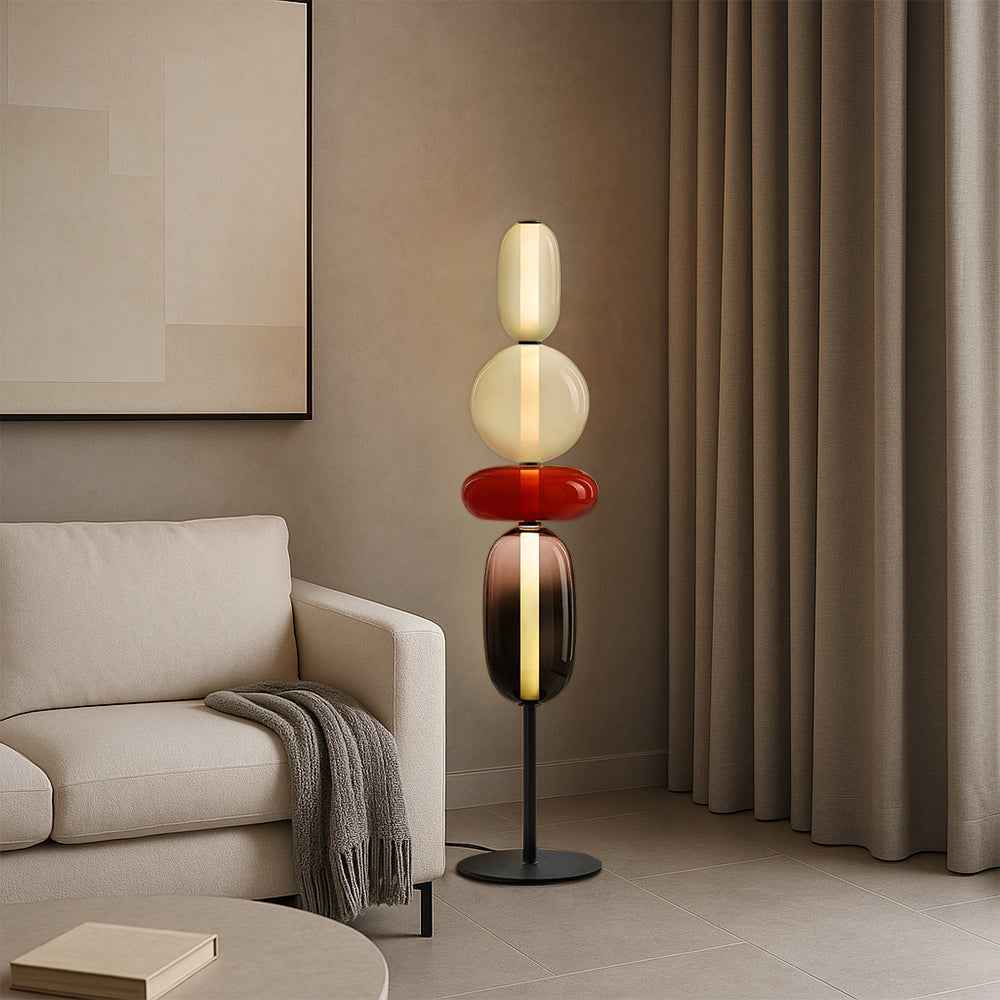 Evlon | Elegant Candied Style Floor Lamp for Modern Interiors