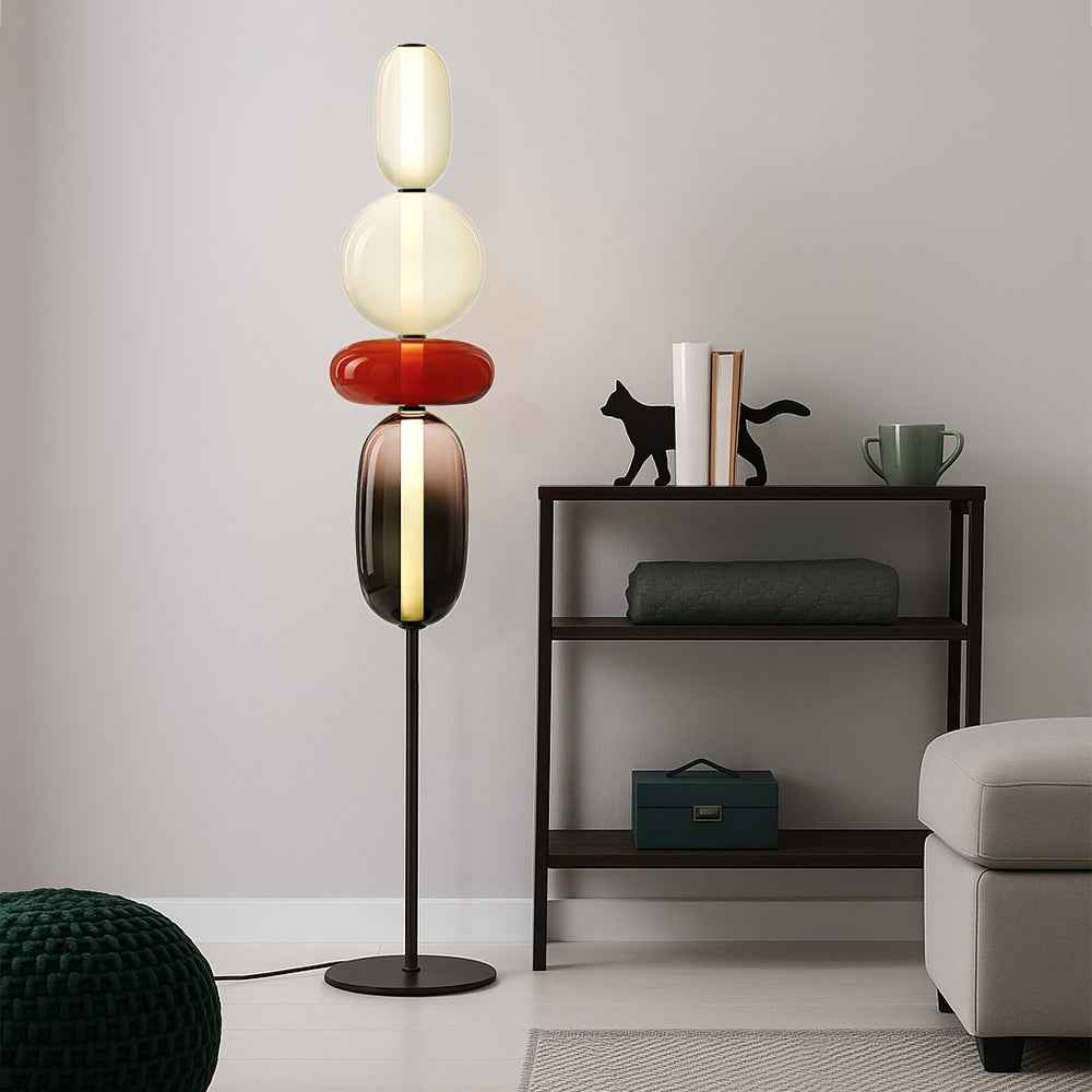 Evlon | Elegant Candied Style Floor Lamp for Modern Interiors