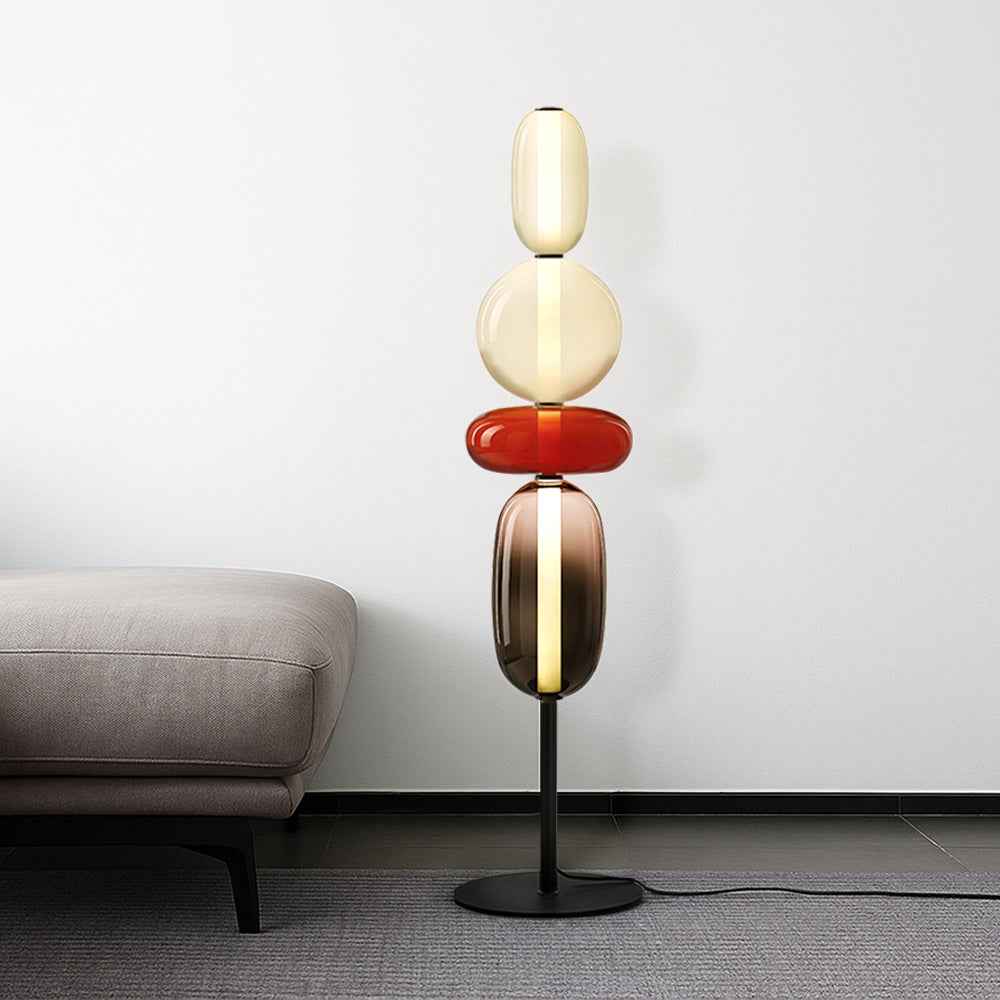 Evlon | Elegant Candied Style Floor Lamp for Modern Interiors