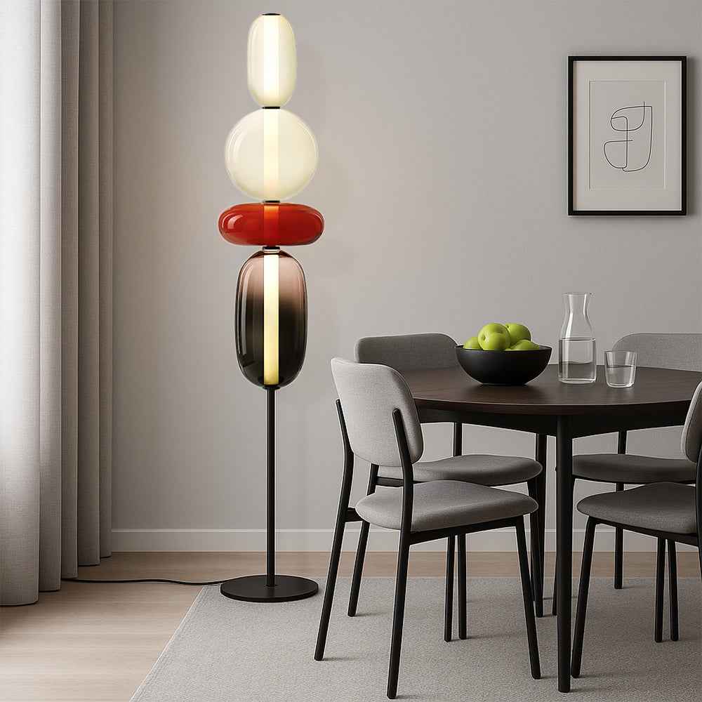 Evlon | Elegant Candied Style Floor Lamp for Modern Interiors
