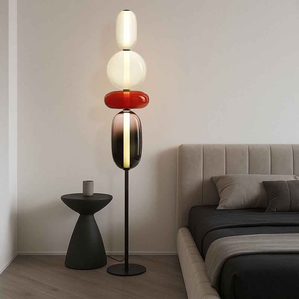 Evlon | Elegant Candied Style Floor Lamp for Modern Interiors